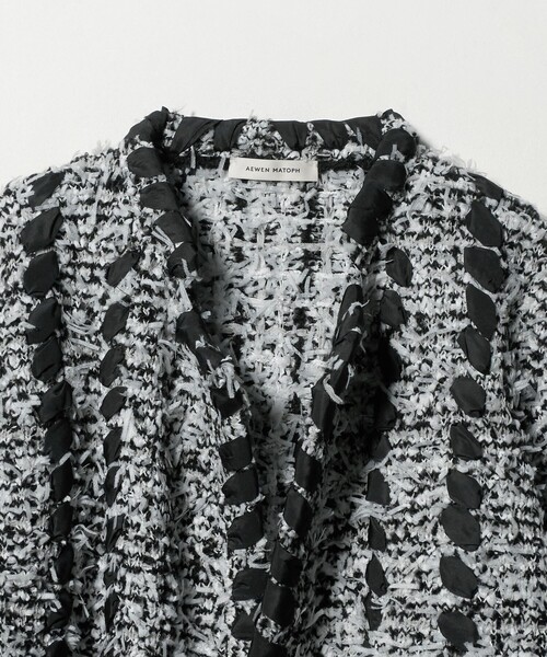 アドーア ツイードライクニットジャケット アドーア ツィードライクニットジャケット ADORE 2023AWツィードライク