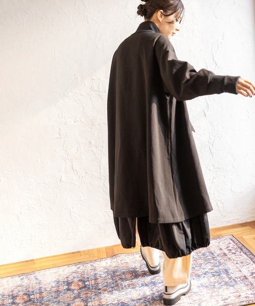 セール】レイヤードスタンドカラーコート（その他アウター）｜OSMOSIS
