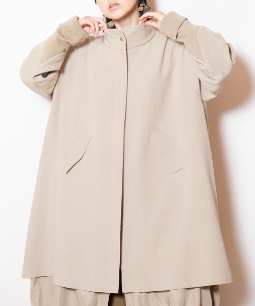 オズモーシス（OSMOSIS）/レイヤードスタンドカラーコート セール】レイヤードスタンドカラーコート（その他アウター）｜OSMOSIS