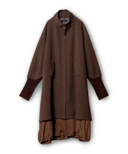 セール】レイヤードスタンドカラーコート（その他アウター）｜OSMOSIS