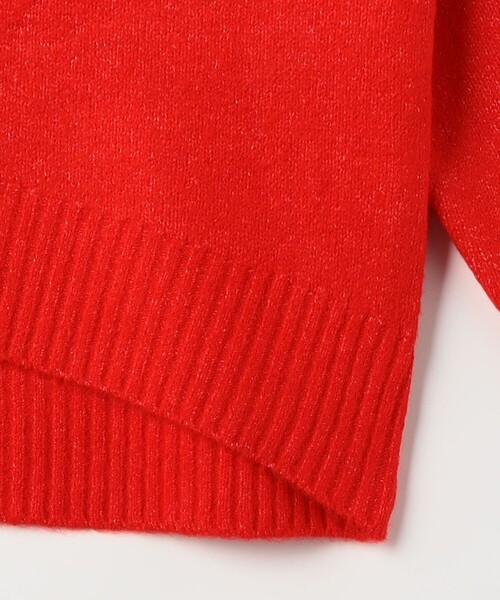 fredy couleur（フレディクルール）の「ヤクライクＶネックワイドカーディガン（カーディガン/ボレロ・レディース・ベージュ/ライトグレー/チャコールグレー/レッド/ブルー/オフホワイト/ブラック・38）」の18枚目の写真