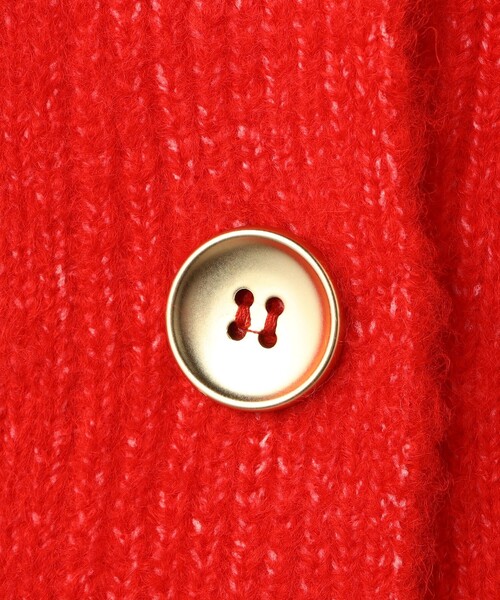 fredy couleur（フレディクルール）の「ヤクライクＶネックワイドカーディガン（カーディガン/ボレロ・レディース・ベージュ/ライトグレー/チャコールグレー/レッド/ブルー/オフホワイト/ブラック・38）」の21枚目の写真