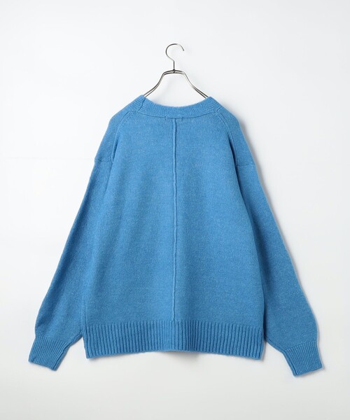 ヤクライクVネックワイドカーディガン（カーディガン/ボレロ）｜fredy