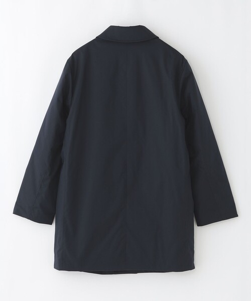 MACKINTOSH PHILOSOPHY(マッキントッシュ フィロソフィー)の「高密度ストレッチツイル/パテッドWELLINGTON BT short(ウェリントンボタンスルーショート)(ステンカラーコート・メンズ・ブラック/ダークネイビー・38/40)」の11枚目の写真