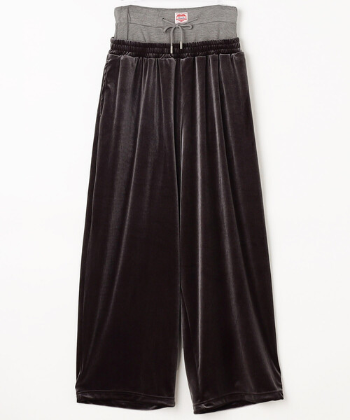 BASICKS/ベイシックス Layered Velvet Trouser / S4.5-0405W