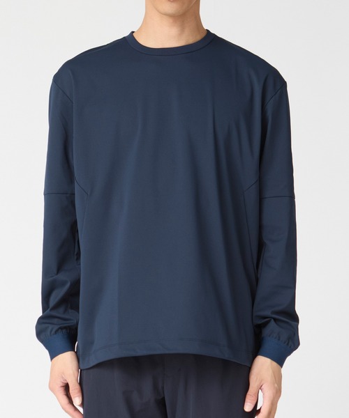 K-3B（ケースリービー）の「K-3B 336_Y 長袖ピステ（スウェット・メンズ・ネイビー系/ブラック・4/L/XL/S/M）」の2枚目の写真