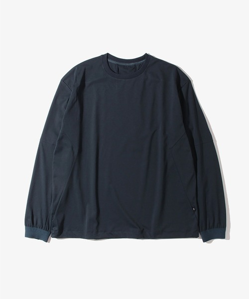 K-3B（ケースリービー）の「K-3B 336_Y 長袖ピステ（スウェット・メンズ・ネイビー系/ブラック・4/L/XL/S/M）」の3枚目の写真