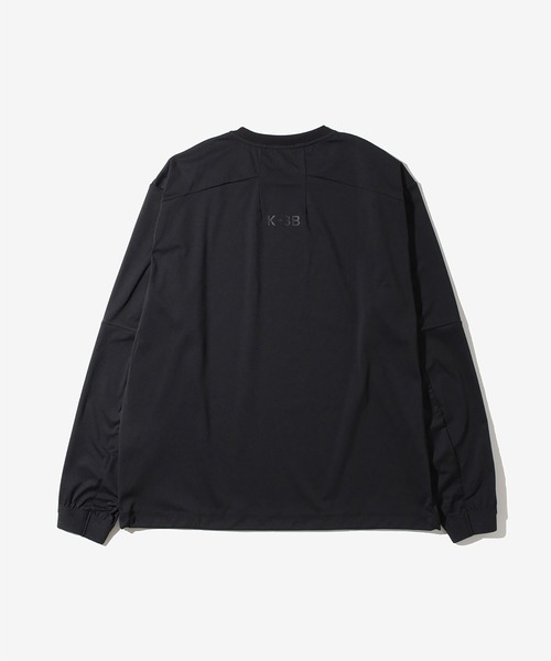 K-3B（ケースリービー）の「K-3B 336_Y 長袖ピステ（スウェット・メンズ・ネイビー系/ブラック・4/L/XL/S/M）」の4枚目の写真