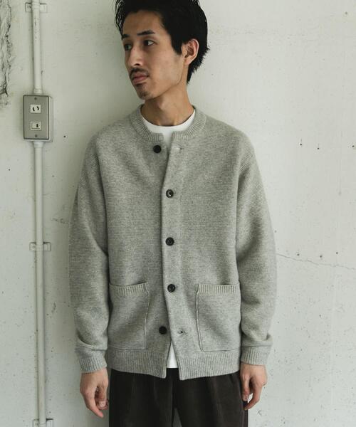 URBAN RESEARCH DOORS（アーバンリサーチドアーズ）の「ハミルトンウールガーターカーディガン（カーディガン/ボレロ・メンズ・ブラック/ボルドー/ライトグレー・X-LARGE/LARGE/MEDIUM）」の17枚目の写真