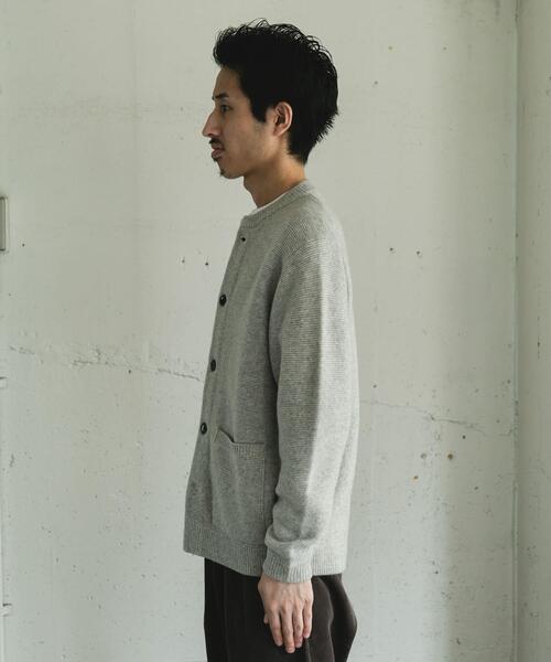 URBAN RESEARCH DOORS（アーバンリサーチドアーズ）の「ハミルトンウールガーターカーディガン（カーディガン/ボレロ・メンズ・ブラック/ボルドー/ライトグレー・X-LARGE/LARGE/MEDIUM）」の22枚目の写真