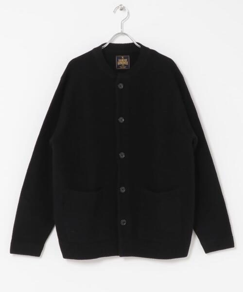 URBAN RESEARCH DOORS（アーバンリサーチドアーズ）の「ハミルトンウールガーターカーディガン（カーディガン/ボレロ・メンズ・ブラック/ボルドー/ライトグレー・X-LARGE/LARGE/MEDIUM）」の11枚目の写真