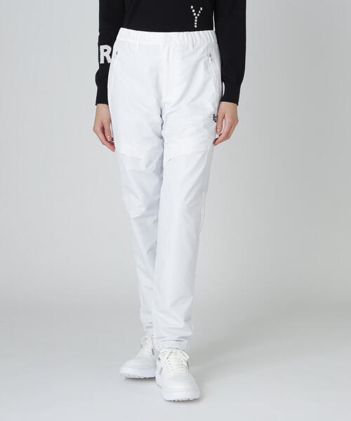 現行モデル　美品　パーリーゲイツ　パンツ　白　S〜M相当　ホワイト　コットン　3 4WAYストレッチ×BACKフリースパンツ | PEARLY GATES（パーリーゲイツ