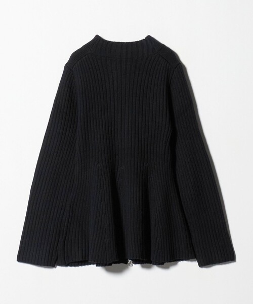 AEWEN MATOPH(イウエン マトフ)の「<AEWEN MATOPH>ウールカシミヤミックス ペプラムジップアップニットジャケット(その他アウター・レディース・オフホワイト/ブラック・FREE)」の12枚目の写真