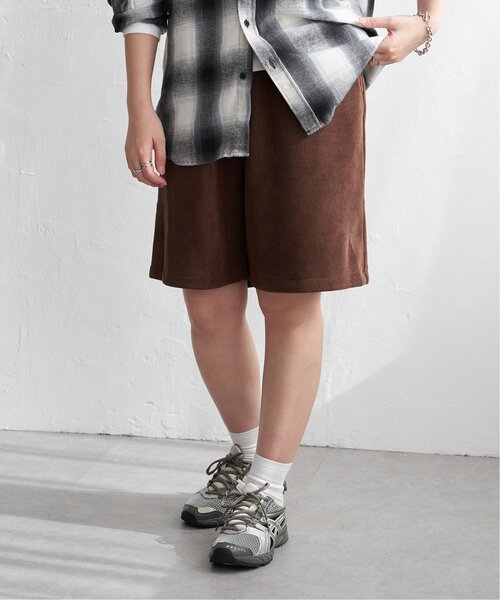 VENCEEXCHANGE（ヴァンスエクスチェンジ）の「コーデユロイ裏フリースハーフパンツ（その他パンツ・レディース・ブラック/オフホワイト/ブラウン・FREE）」の22枚目の写真