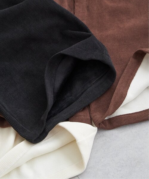 VENCEEXCHANGE（ヴァンスエクスチェンジ）の「コーデユロイ裏フリースハーフパンツ（その他パンツ・レディース・ブラック/オフホワイト/ブラウン・FREE）」の9枚目の写真