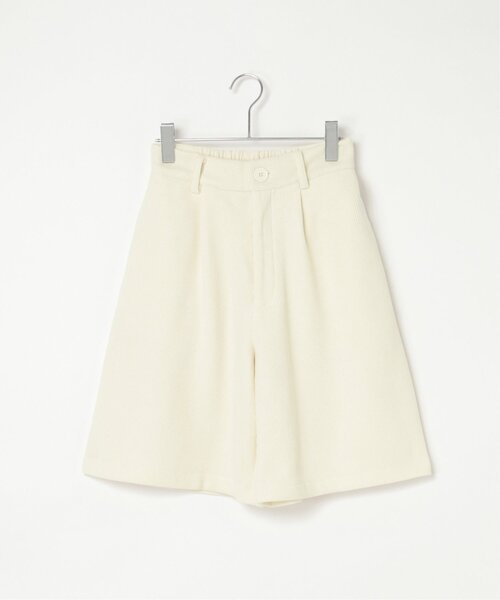 VENCEEXCHANGE（ヴァンスエクスチェンジ）の「コーデユロイ裏フリースハーフパンツ（その他パンツ・レディース・ブラック/オフホワイト/ブラウン・FREE）」の11枚目の写真