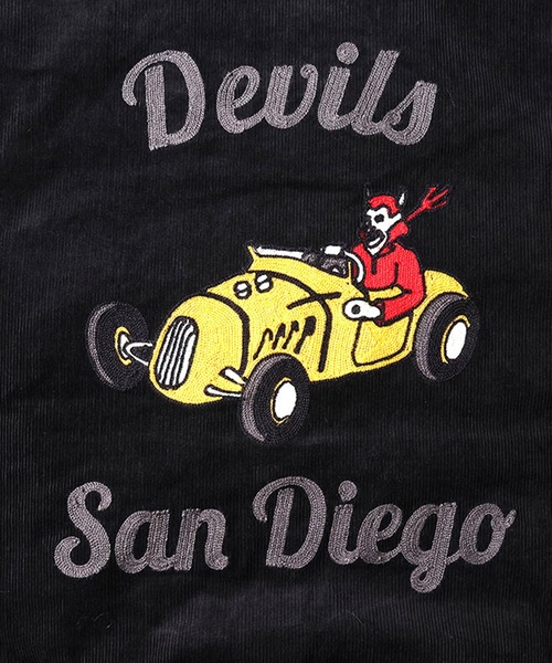 HOUSTON（ヒューストン）の「HOUSTON コーデュロイスタジャン（スタジャン・メンズ・ブラック/グレー/ナチュラル・LARGE/X-LARGE/XX-LARGE/MEDIUM）」の10枚目の写真