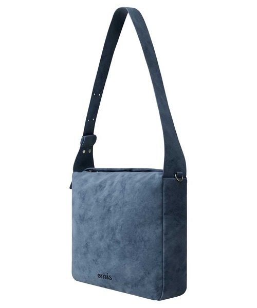 EMIS（イミス）の「WIDE STRAP SHOULDER BAG（ショルダーバッグ・レディース・ブルー/キャメル・FREE）」の8枚目の写真