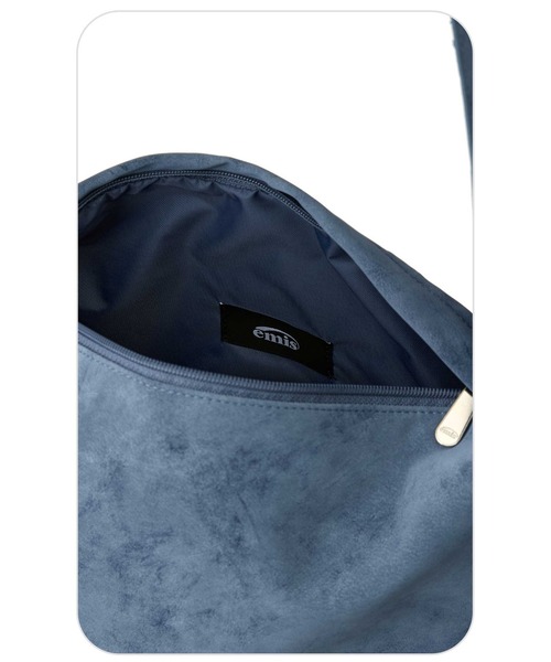EMIS（イミス）の「WIDE STRAP SHOULDER BAG（ショルダーバッグ・レディース・ブルー/キャメル・FREE）」の12枚目の写真