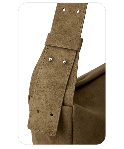 EMIS（イミス）の「WIDE STRAP SHOULDER BAG（ショルダーバッグ・レディース・ブルー/キャメル・FREE）」の21枚目の写真