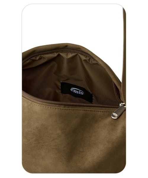 EMIS（イミス）の「WIDE STRAP SHOULDER BAG（ショルダーバッグ・レディース・ブルー/キャメル・FREE）」の22枚目の写真