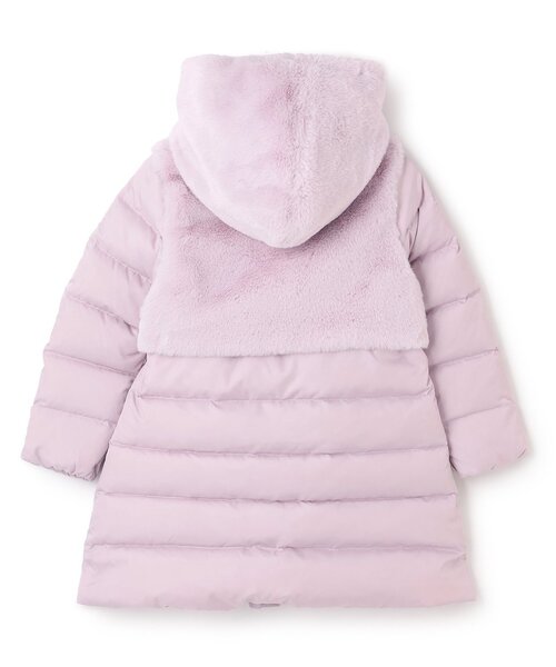 フェイクファー切り替えダウンコート（ダウンジャケット/コート