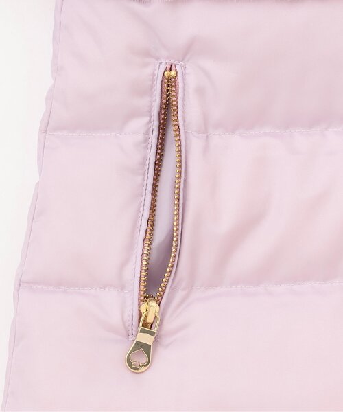 kate spade new york kids(ケイトスペードニューヨーク)の「フェイクファー切り替えダウンコート(ダウンジャケット/コート・キッズ・ピンク/サックスブルー・130cm/140cm/120cm/100cm/110cm/150cm/160cm)」の6枚目の写真