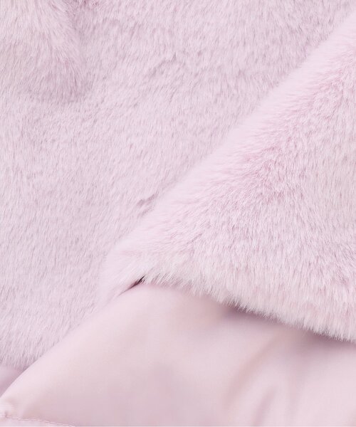 フェイクファー切り替えダウンコート（ダウンジャケット/コート