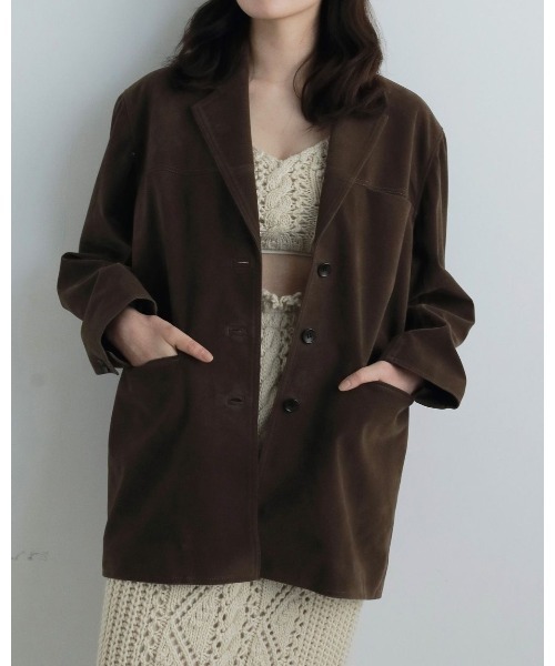 anuke Eco Suede Jacket（その他アウター）｜anuke（アンヌーク）の