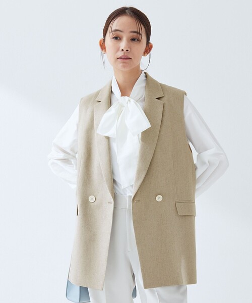 Greed グリード テーラード ジレ Greed グリード テーラード ジレ -ウォッシャブル・防シワ