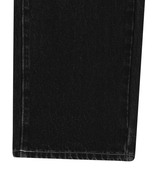 AAKAM（アーカム）の「Side Washed Button Denim Pants (Black)（デニムパンツ・レディース・その他・1/2）」の18枚目の写真