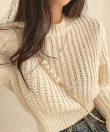 STAY MOTION | 【WEB限定】ショート丈プルオーバーニット［韓国ファッション カジュアル］≪AW新作≫(ニット/セーター)