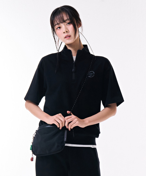 CHASECULT(チェイスカルト)の「共用クーリングコットンアノラック半袖Tシャツ-DBRU5812D03(その他トップス・メンズ・ブラック・90/95/105/100)」の3枚目の写真