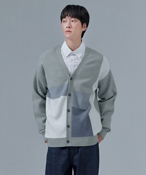 Мужской кардиган Block Cardigan — модель CFRK4322C0E