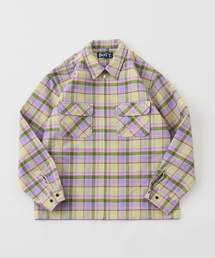 BoTT / ボット ZIP-UP FLANNEL SHIRT