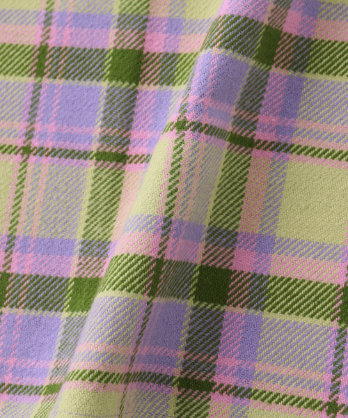 PULP/417EDIFICE(パルプフォーワンセブンエディフィス)の「BoTT / ボット ZIP-UP FLANNEL SHIRT(シャツ/ブラウス・メンズ・ブラウン/パープル・SMALL/MEDIUM)」の7枚目の写真