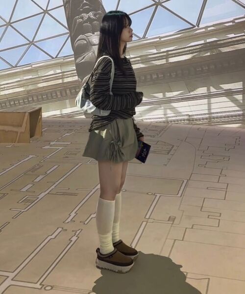 MILLO WOMEN(ミロウーマン)の「ニットミックスワークジャケット【ストライプブラック】(その他アウター・レディース・その他・SMALL/MEDIUM)」の11枚目の写真