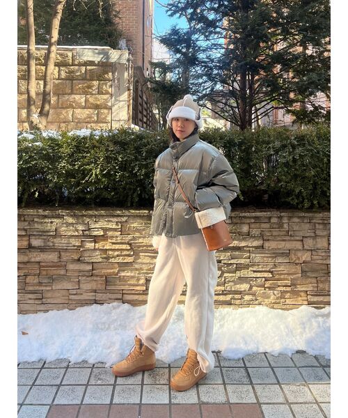 MUSINSA STANDARD WOMAN（ムシンサスタンダードウーマン）の「ウィメンズポーラフリースバリアブルラウンジスウェットパンツ[アイボリー]（スウェットパンツ・レディース・その他・X-SMALL/SMALL/MEDIUM/LARGE）」の7枚目の写真