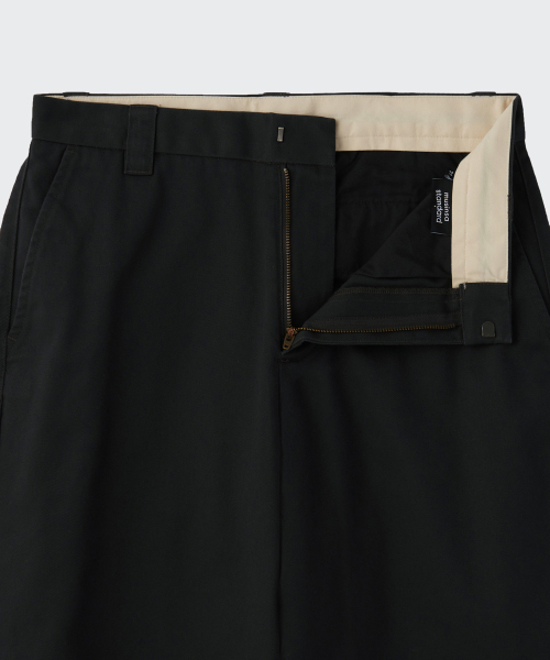 MUSINSA STANDARD（ムシンサスタンダード）の「ソリッドCPワイドチノパンツ[ブラック]（その他パンツ・メンズ・その他・31/33/26/27/28/29/38/42/36/34/32/30/40）」の3枚目の写真