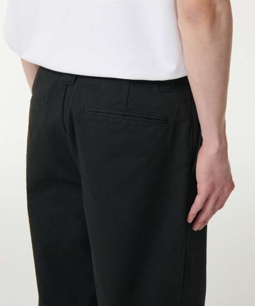 MUSINSA STANDARD（ムシンサスタンダード）の「ソリッドCPワイドチノパンツ[ブラック]（その他パンツ・メンズ・その他・31/33/26/27/28/29/38/42/36/34/32/30/40）」の5枚目の写真