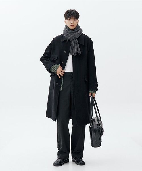 MUSINSA STANDARD（ムシンサスタンダード）の「ソリッドCPワイドチノパンツ[ブラック]（その他パンツ・メンズ・その他・31/33/26/27/28/29/38/42/36/34/32/30/40）」の10枚目の写真