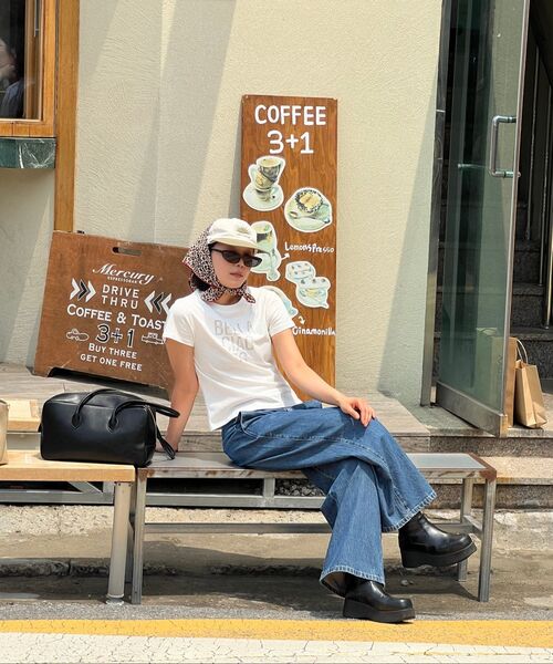 PARTIMENTO（パルティメント）の「VTG ウォッシュドサンライトボールキャップ アイボリー ネイビー（キャップ・レディース・その他・ONE SIZE）」の2枚目の写真