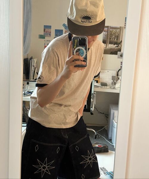 PARTIMENTO（パルティメント）の「VTG ウォッシュドサンライトボールキャップ アイボリー ネイビー（キャップ・レディース・その他・ONE SIZE）」の4枚目の写真