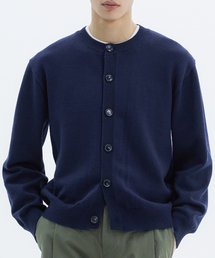 TRIP LE SENS（トリップ ル センス）の「センタラインラウンドカーディガン_ネイビー（カーディガン/ボレロ）」