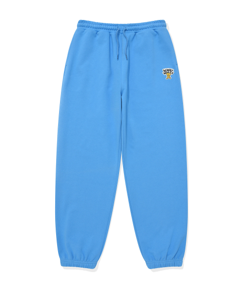 Wacky WiLLy（ワッキーウィリー）の「ベーシックスウェットジョガーパンツブルー（スウェットパンツ・レディース・その他・LARGE/X-LARGE/X-SMALL/SMALL/MEDIUM）」の2枚目の写真