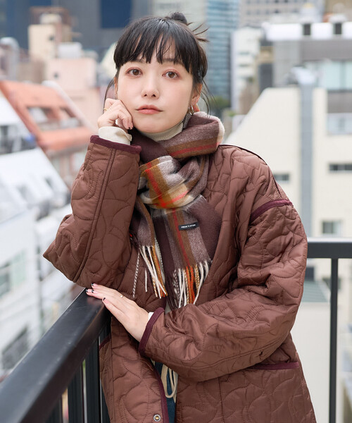 FREAK'S STORE(フリークスストア)の「ウールチェックマフラー(マフラー・レディース・レッド/ホワイト/ブラウン・ONE SIZE)」の20枚目の写真