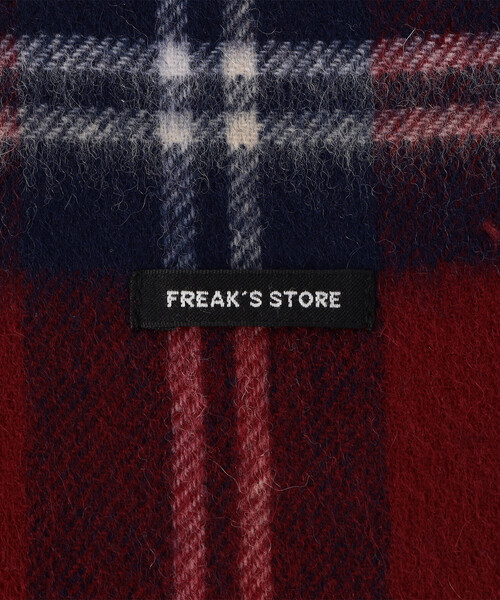 FREAK'S STORE(フリークスストア)の「ウールチェックマフラー(マフラー・レディース・レッド/ホワイト/ブラウン・ONE SIZE)」の16枚目の写真
