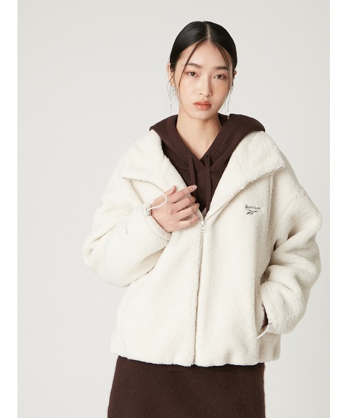 Reebok× FRAY I.D】ジップアップボアブルゾン（ブルゾン）｜FRAY I.D