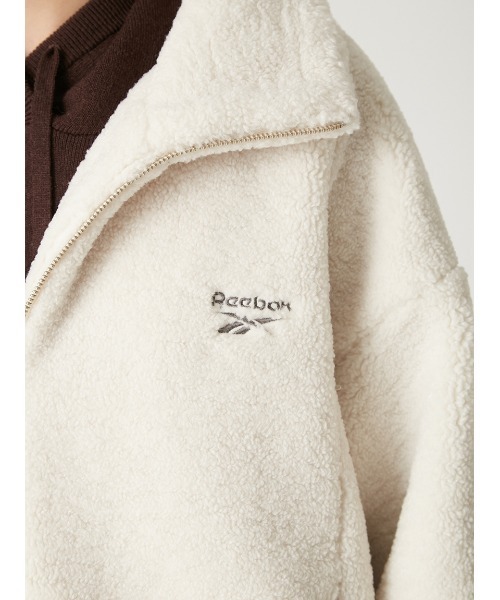 FRAY I.D（フレイアイディー）の「【Reebok× FRAY I.D】ジップアップボアブルゾン（ブルゾン・レディース・ライトブルー/ホワイト・0/1）」の3枚目の写真