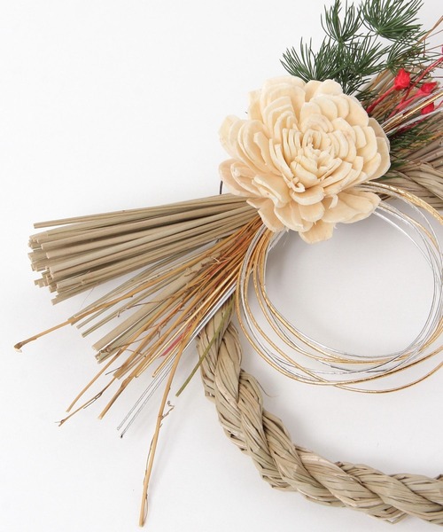 セール】しめ縄(ラウンド)[WHITE] / 603836（インテリア雑貨）｜LAKOLE